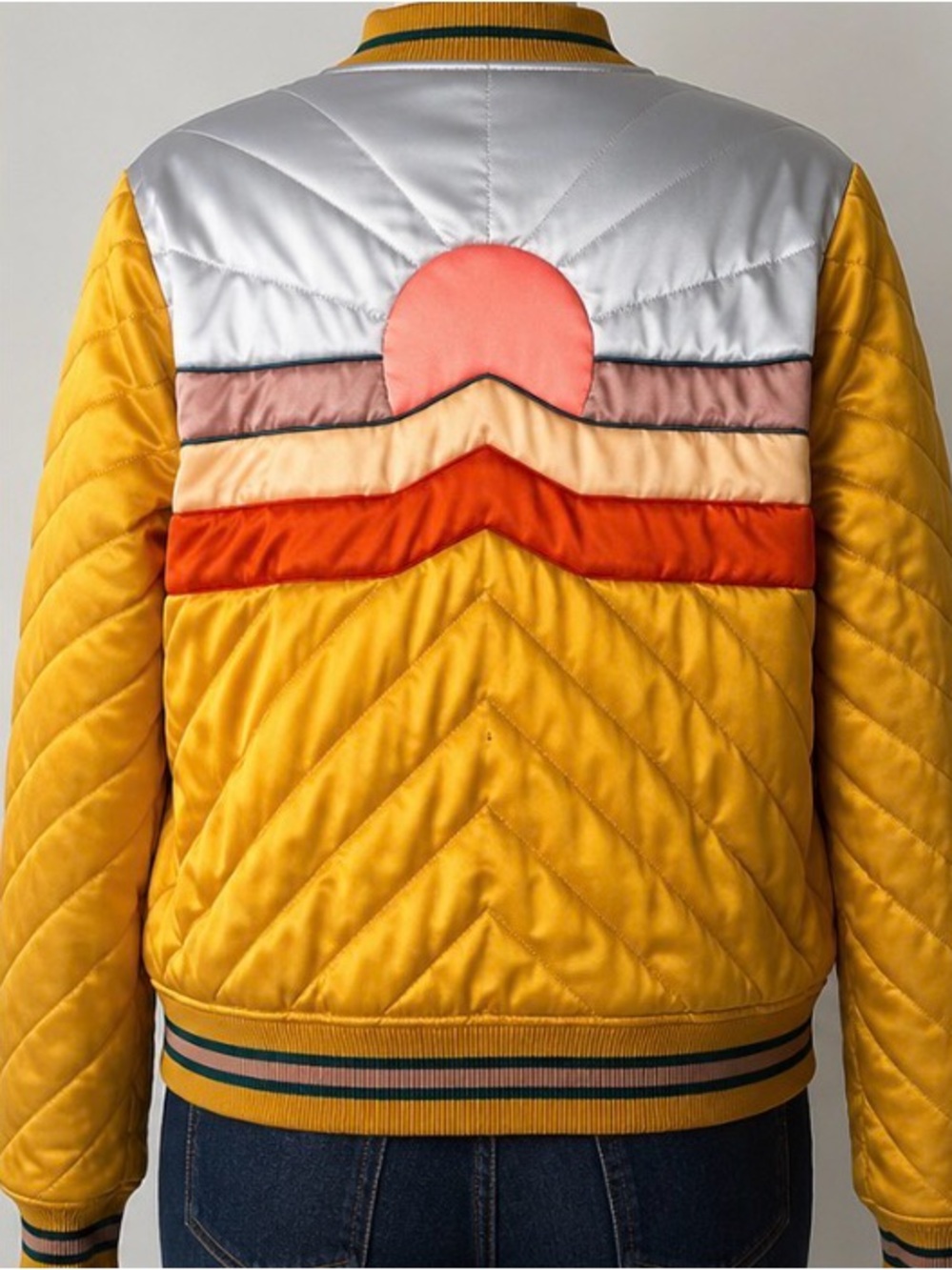 Classic Rock Couture- Sunburst Bomber Jacket -XL - Picture 4 of 11